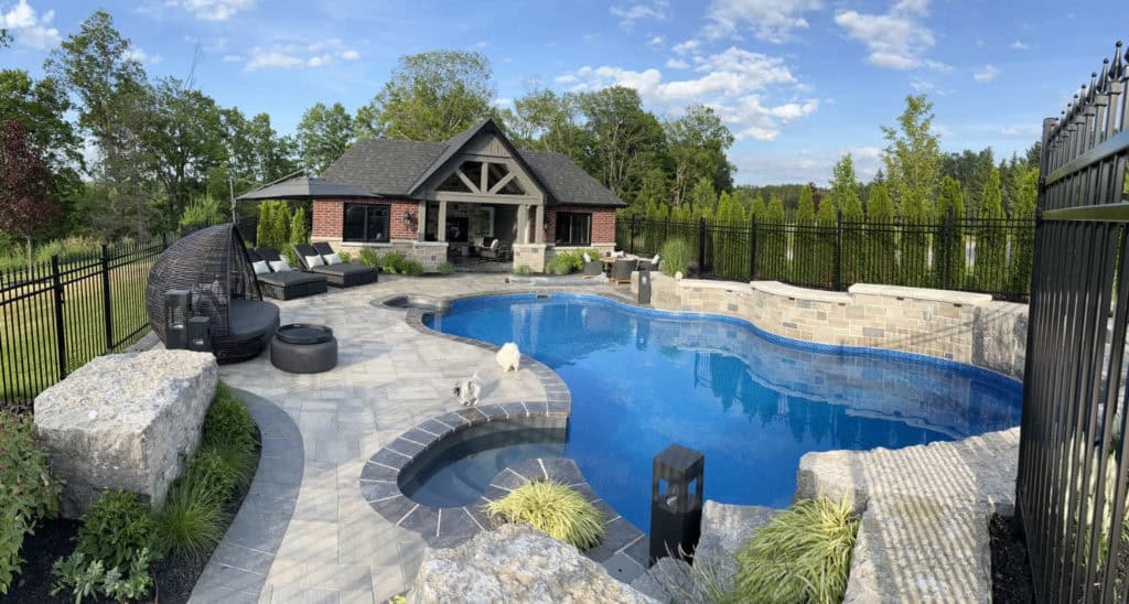 Pool and Home